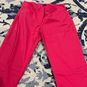 Ann Taylor Bold Pink Trousers